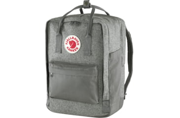 Image of Fjallraven Kanken Re-Wool Laptop 15in Pack, Granite Grey, F23328-027-One Size