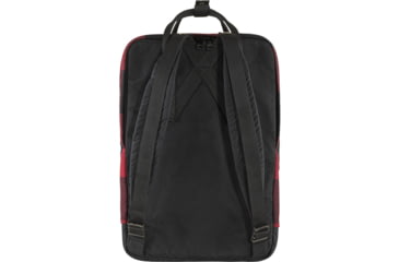 Image of Fjallraven Kanken Re-Wool Laptop 15in Pack, Red/Black, F23328-320-550-One Size