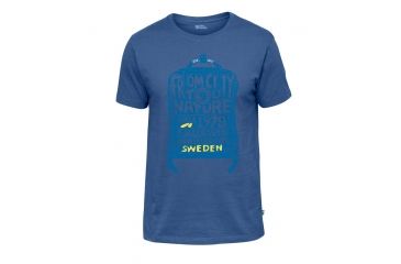 Image of Fjallraven Kanken T-Shirt Mens, Deep Blue, S, F81941-527-S