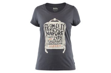 Image of Fjallraven Kanken T-Shirt - Womens, Navy, Large, F89978-560-L