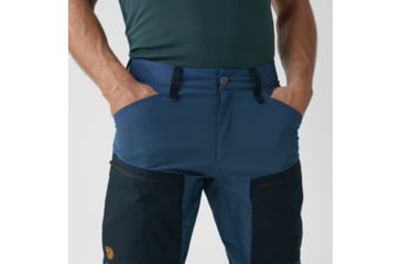 Image of Fjallraven Keb Agile Trousers - Mens, Indigo Blue-Dark Navy, 44, Regular, F86411-534-555-44/R