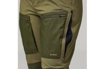 Image of Fjallraven Keb Agile Trousers - Womens, Laurel Green/Deep Forest, 38/Small, F142662-38/S