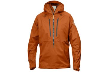 Image of Fjallraven Keb Eco-Shell Anorak - Men's-Autumn Leaf-Large
