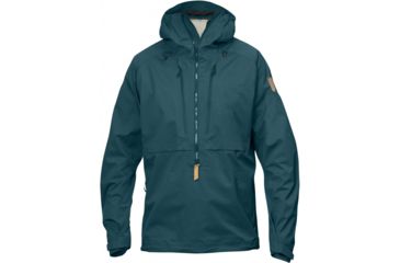 Image of Fjallraven Keb Eco-Shell Anorak - Men's-Glacier Green-Medium