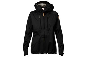 Image of Fjallraven Keb Eco-Shell Anorak - Women's-Black-Small