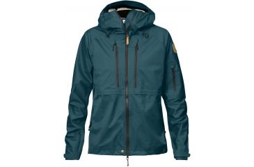 Image of Fjallraven Keb Eco-Shell Jacket - Women's, Extra Small, Glacier Green, F89600-646-XS