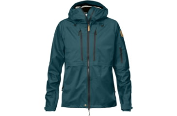 Image of Fjallraven Keb Eco-Shell Jacket - Womens, Glacier Green, XXS, F89600-646-XXS