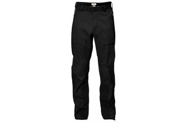 Image of Fjallraven Keb Eco-Shell Trousers - Men's, Black, Large, Regular, F82415-550-L