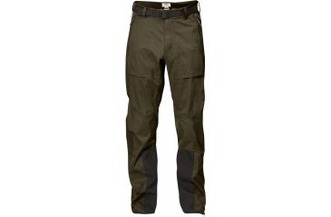 Image of Fjallraven Keb Eco-Shell Trousers Mens, Dark Olive, XXXL F82415-633-XXXL