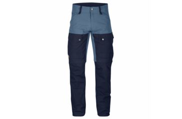 Image of Fjallraven Keb Gaiter Trousers - Mens, Dark Navy-Uncle Blue, 46 Waist, Regular Inseam, F80808-555-520-46