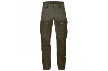 Image of Fjallraven Keb Gaiter Trousers - Mens, Deep Forest-Laurel Green, 46 Waist, Regular Inseam, F80808-662-625-46