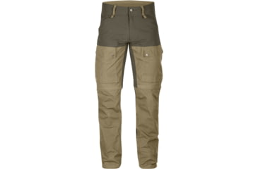 Image of Fjallraven Keb Gaiter Trousers - Mens-Sand/Tarmac-Long Inseam-EU 50