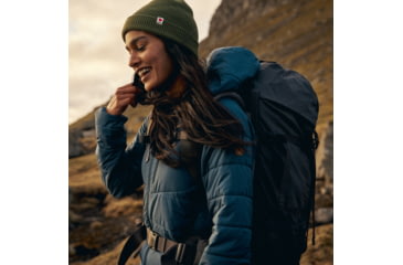 Image of Fjallraven Keb Padded Hoodie - Womens, Mountain Blue, Large, F89630-570-L