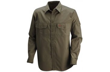 Image of Fjallraven Keb SC Shirt - Men's-Dark Olive-Large