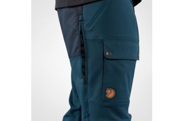 Image of Fjallraven Keb Touring Trousers - Mens, Storm/Night Sky, 56 Waist, Long Inseam, F82283-638-575-56