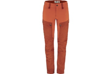 Image of Fjallraven Keb Trekking Trousers - Womens, Long Inseam, Cabin Red/Rowan Red, 44/Long, F86706-321-333-44/L