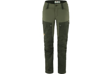 Image of Fjallraven Keb Trekking Trousers - Womens, Long Inseam, Deep Forest/Laurel Green, 38/Long, F86706-662-625-38/L