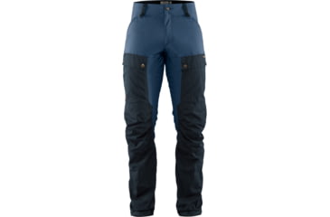 Image of Fjallraven Keb Trousers - Mens, Short Inseam, Dark Navy/Uncle Blue, 52/Short, F87176-555-520-52/S