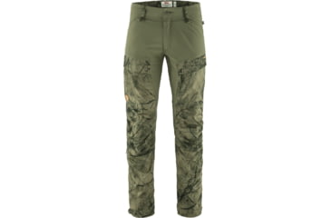 Image of Fjallraven Keb Trousers - Mens, Short Inseam, Green Camo/Laurel Green, 50/Short, F87176-626-625-50/S