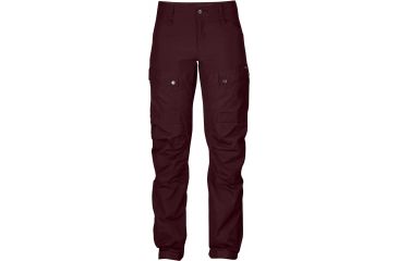 Image of Fjallraven Keb Trousers - Women's-Dark Garnet-Short Inseam-EU 34