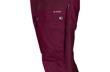 Image of Fjallraven Keb Trousers - Women's-Dark Garnet-Short Inseam-EU 34