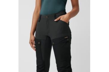 Image of Fjallraven Keb Trousers - Womens, Short, Black, 48, F89898S-550-48