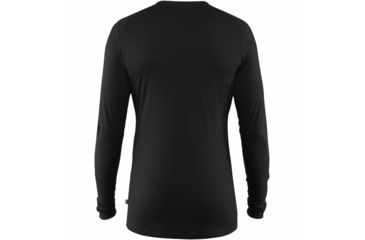 Image of Fjallraven Keb Wool T-shirt Long Sleeve - Men's, Black, Medium, F81875-550-M