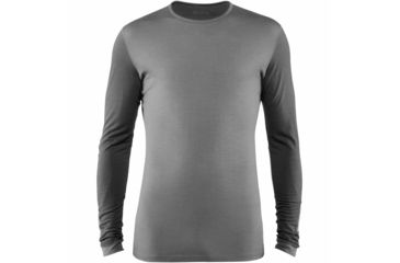 Image of Fjallraven Keb Wool T-shirt Long Sleeve - Mens, Light Grey-Grey, 2XL, F81875-010-020-XXL