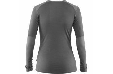 Image of Fjallraven Keb Wool T-Shirt Long Sleeve - Womens, Light Grey-Grey, Extra Large, F89753-010-020-XL