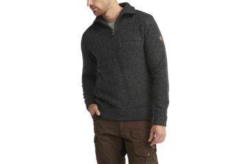 Image of Fjallraven Koster Sweater - Mens, Dark Grey, Small, F90487-030-S
