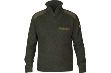 Image of Fjallraven Koster Sweater - Mens, Dark Olive, Large, F90487-633-L
