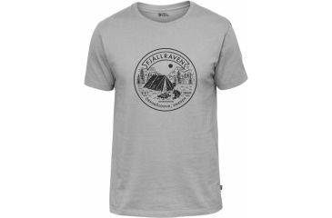 Image of Fjallraven Lagerplats Camp Site T-Shirt Mens, Grey, S F81950-20-S