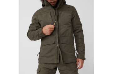 Image of Fjallraven Lappland Hybrid Jacket - Mens, Dark Olive, Small, F90170-633-S