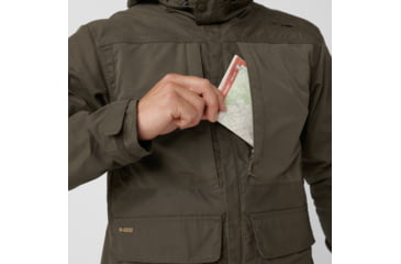 Image of Fjallraven Lappland Hybrid Jacket - Mens, Dark Olive, Small, F90170-633-S