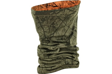 Image of Fjallraven Lappland Neck Gaiter, Green Camo/Orange Multi Camo, One Size, F87130-626-261-OneSize