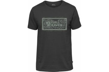 Image of Fjallraven Logo Stamp T-Shirt Mens, Dark Grey, XL F81949-30-XL