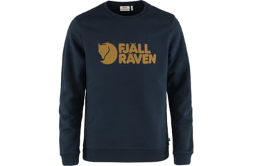 Image of Fjallraven Logo Sweater - Mens, Dark Navy, Extra Small, F84142-555-XS
