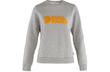 Image of Fjallraven Logo Sweater - Womens, Grey-Melange, Extra Large, F84143-020-999-XL