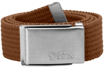 Image of Fjallraven Merano Canvas Belt - Men's-Chestnut