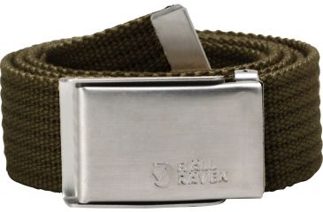 Image of Fjallraven Merano Canvas Belt, Dark Olive, One Size, F77028-633-1 Size