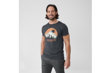 Image of Fjallraven Nature T-Shirt - Mens, Dark Navy, Large, F87053-555-L