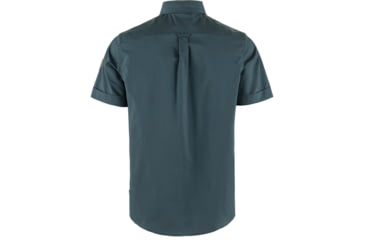 Image of Fjallraven Ovik Air Stretch Short Sleeve Shirt - Men's, Mountain Blue, Extra Large, F12600213-570-XL