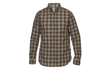 Image of Fjallraven Ovik Check Shirt Long Sleeve - Mens, Khaki, F81883-255-S