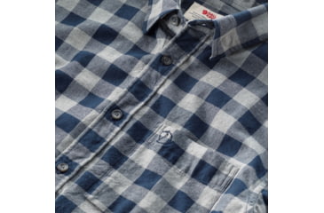 Image of Fjallraven Ovik Check Shirt Long Sleeve - Mens, Night Sky, XXL, F81883-575-XXL