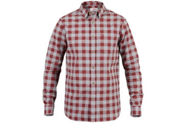 Image of Fjallraven Ovik Check Shirt Long Sleeve - Mens, Red Oak, S, F81883-345-S