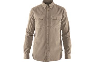 Image of Fjallraven Ovik Cord Shirt - Mens, Driftwood, Medium, F82977-229-M