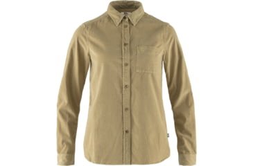Image of Fjallraven Ovik Cord Shirt - Womens, Sand, Small, F89830-220-S