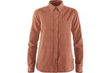 Image of Fjallraven Ovik Cord Shirt - Womens, Terracotta Pink, Medium, F89830-306-M