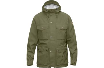 Image of Fjallraven Ovik Eco-Shell Jacket - Men's-Green-Small