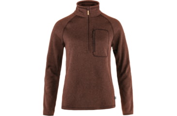Image of Fjallraven Ovik Fleece Half Zip - Womens, Autumn Leaf, Medium, F87155-215-M